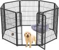 Dog Playpen Designed for Camping, Yard , 32" Height for Medium/Small Dogs, 8Panels