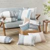 Printed Stripe 3M Scotchgard Outdoor Square Pillow