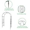 Arc Roof Wrought Iron Arch Plant Climbing Frame RT