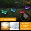 Solar String Light 4 Butterfly Fairy Lights Waterproof Garden Lawn Light Xmas Decor Lamp