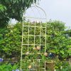 2 Pack Metal Garden Trellis 86.7" x 19.7" Rustproof Trellis for Climbing Plants Outdoor Flower Support White