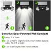 Solar Wall Light Outdoor PIR Motion Sensor Dusk To Dawn Solar Lamps