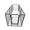 Dog Playpen Designed for Camping, Yard , 32" Height for Medium/Small Dogs, 8Panels