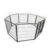 Dog Playpen Designed for Camping, Yard , 32" Height for Medium/Small Dogs, 8Panels