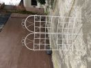 1Set (2pcs) Metal Garden Trellis for Climbing Plants Outdoor Rustproof Plant Support -ceramic whiteware