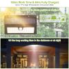 Solar Lights Outdoor 55 LEDs Wall Solar Lights IP65 Waterproof Garden Lamps