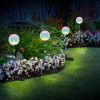 4Pcs Solar Powered Dandelion Garden Lights Landscape Decorative Stake Lamp