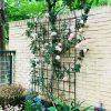 2 Pack Metal Garden Trellis 86.7" x 19.7" Rustproof Trellis for Climbing Plants Outdoor Flower Support Black