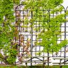 2 Pack Metal Garden Trellis 86.7" x 19.7" Rustproof Trellis for Climbing Plants Outdoor Flower Support Black