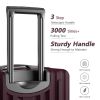 2-Piece Luggage Set with 360°Spinner Wheels Suitcases with Hard-sided Lightweight ABS Material