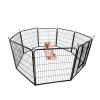 Dog Playpen Designed for Camping, Yard , 32" Height for Medium/Small Dogs, 8Panels