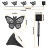 Solar String Light 4 Butterfly Fairy Lights Waterproof Garden Lawn Light Xmas Decor Lamp