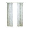 Botanical Printed Texture Sheer Window Pair