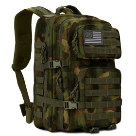 XG-MB45 - Men's Molle Military Tactical Backpack 45 Liter (Color: Jungle Camo)